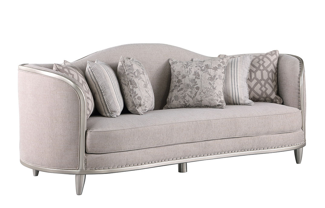 S6226 Bellisimo sofa and loveseat light gray