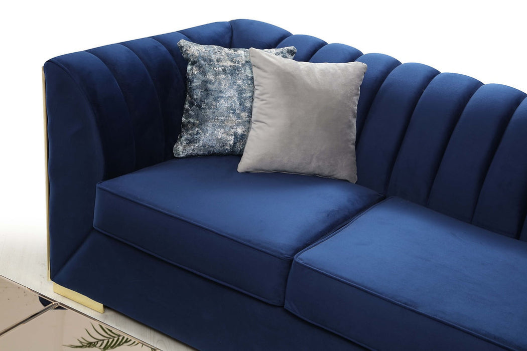 S6105 Ariana sectional (Blue)