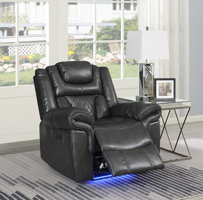 S2020 Party Time Grey power reclining set