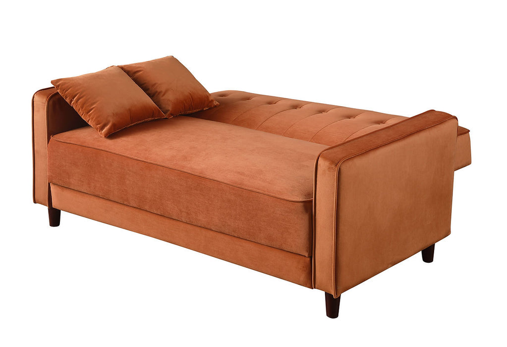 S350 Cozy Sofa & loveseat(Rust)