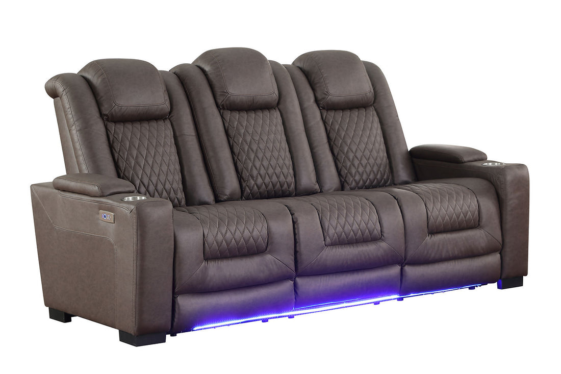 S9303 Ash (Brown) POWER reclining set