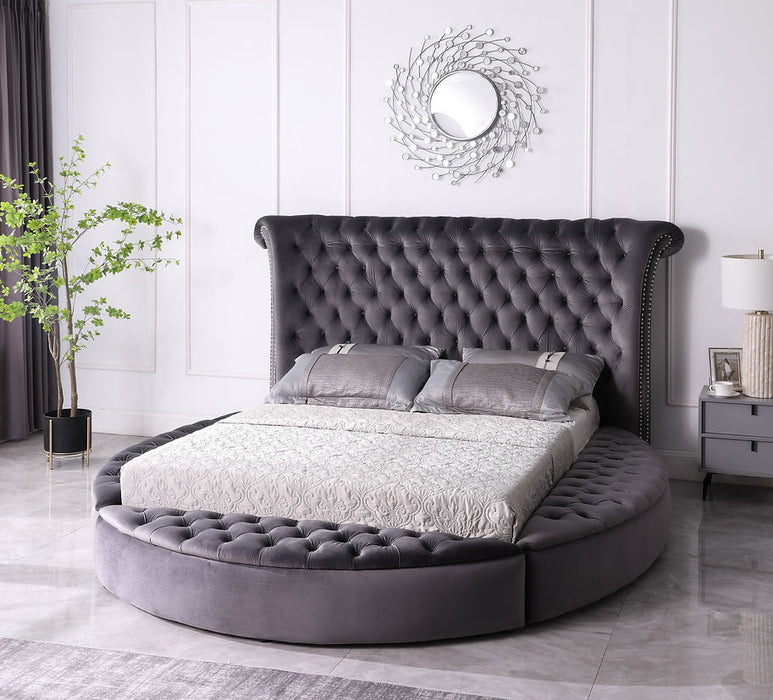 B8008 Lux storage bed (Grey)