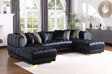 S8155 Dasha (Black) sectional