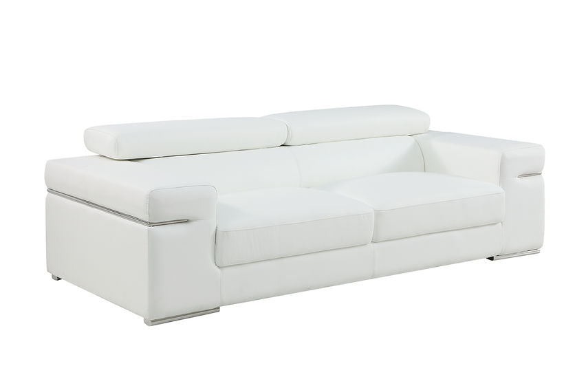 MI-8020 Soho White 2pc Love Seat & Sofa