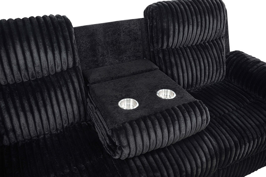 S6050 Lexy (Black) reclining set