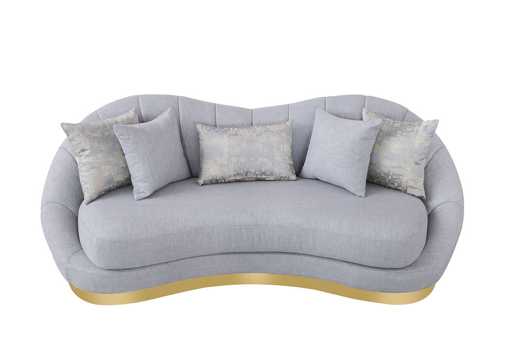 S4046 Olena (Dove Grey) sofa and loveseat