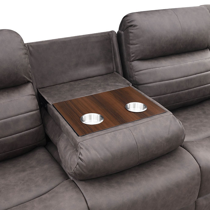 S7330 Max (Brown) 3pcs reclining set