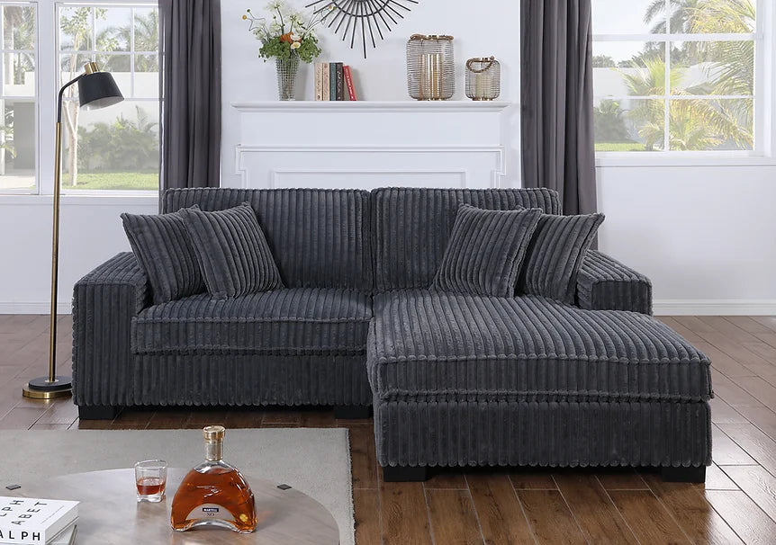 S860 Comfy II 2pcs (Grey) sectional