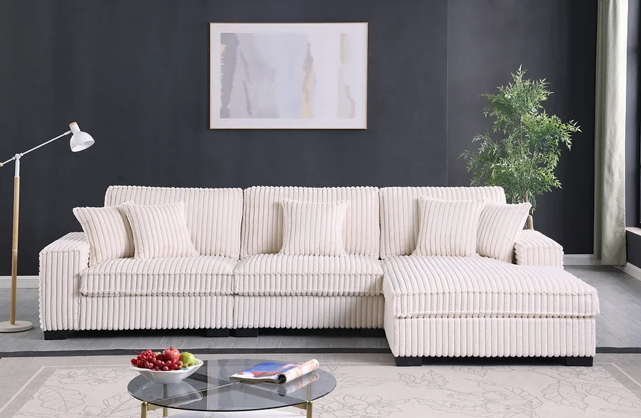 S860 Comfy II 3pcs (Cream) sectional