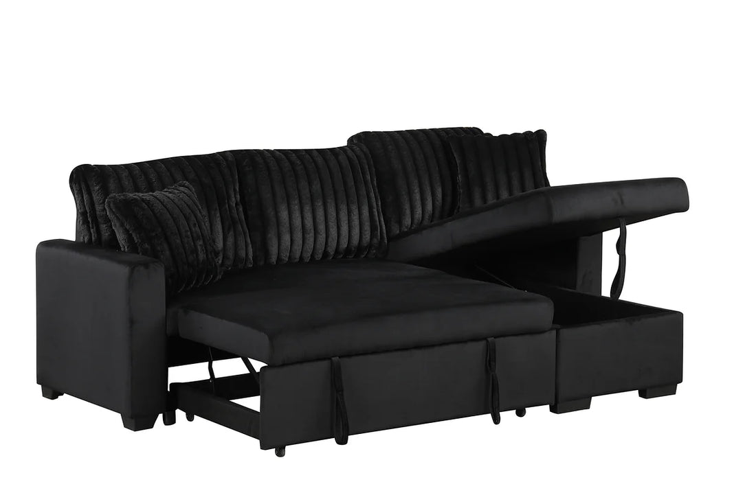 S8670 Nori (Black) sofa bed sectional