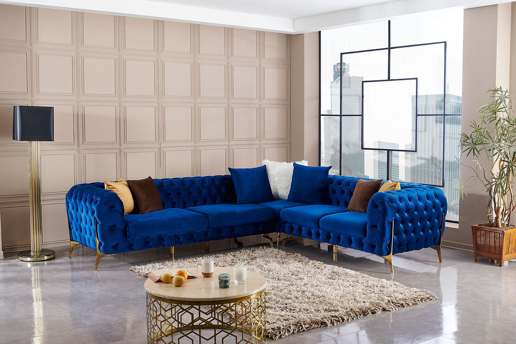 S6010 Roma sectional (Blue)