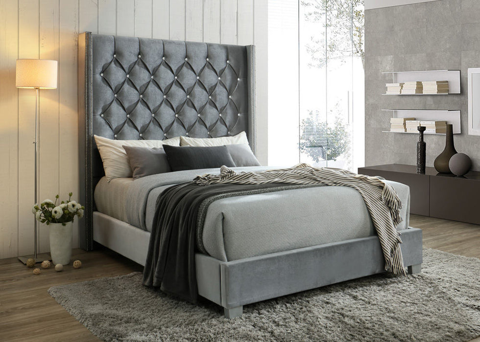 B9830 Beverly bed frame (Grey)