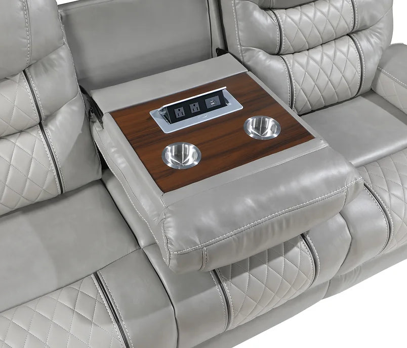 S1988 Phoenix II Grey reclining set