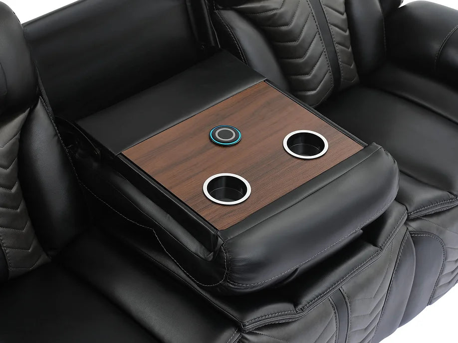 S2025 Innova (Black) 2pcs  RECLINING SET