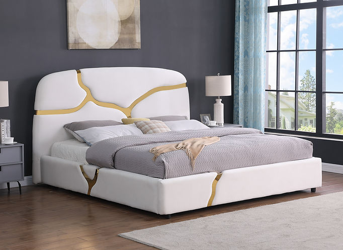 B838 Milan (White) bed