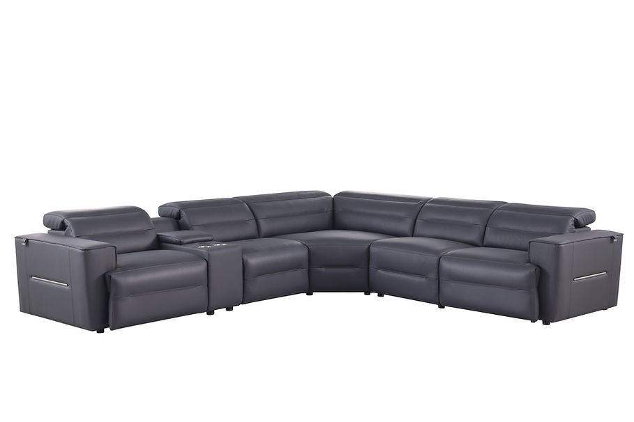 MI-1260 NEXUS (Dark Navy) power reclining sectional