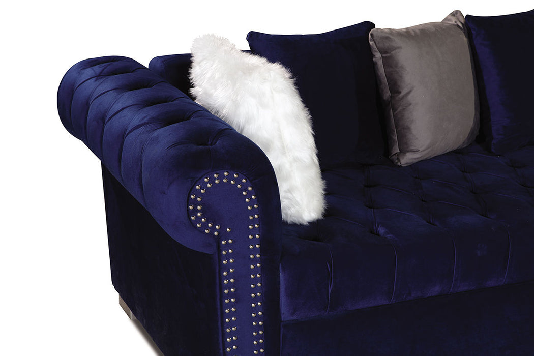 S8187 Milan Sectional (Blue)