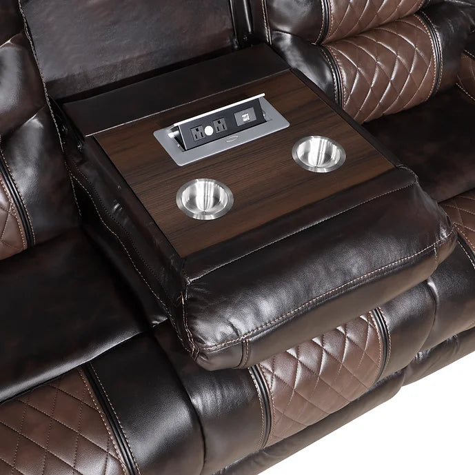S1988 Phoenix II Brown reclining set