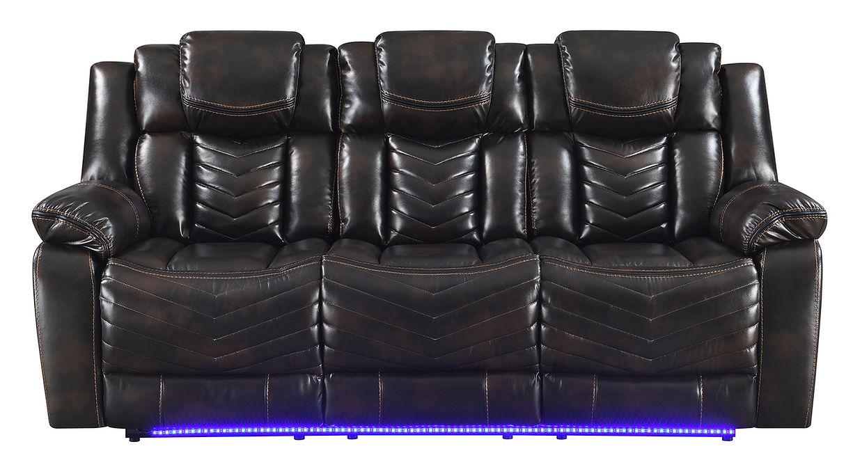 S2021 Lucky Charm (Brown) 3pcs reclining set