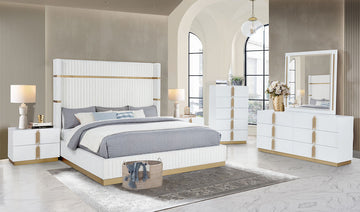 B7551 Evon (White) bedroom set