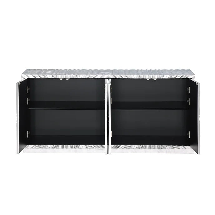 A-C10 Selene Silver Leaf Console