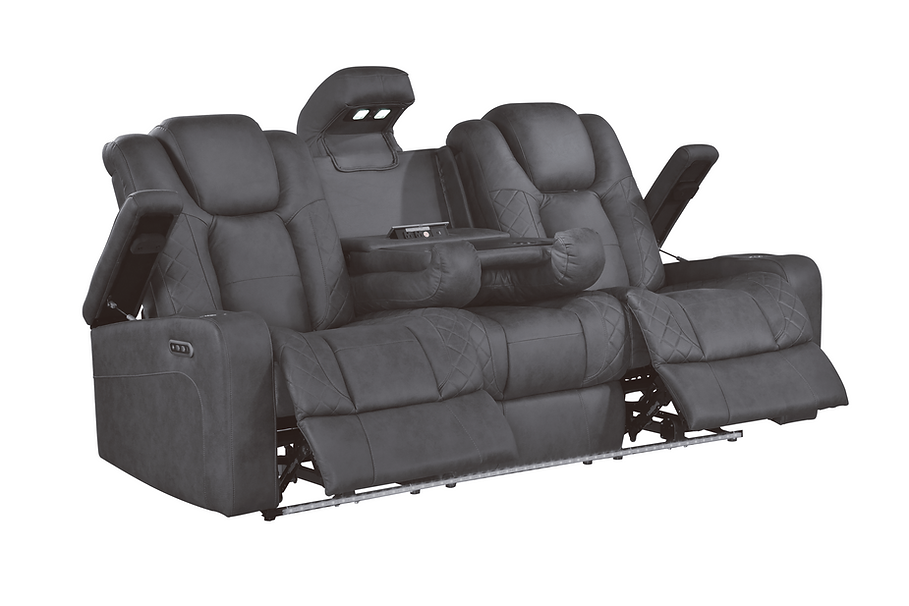 S9304 Ashley PWR reclining set (Grey)