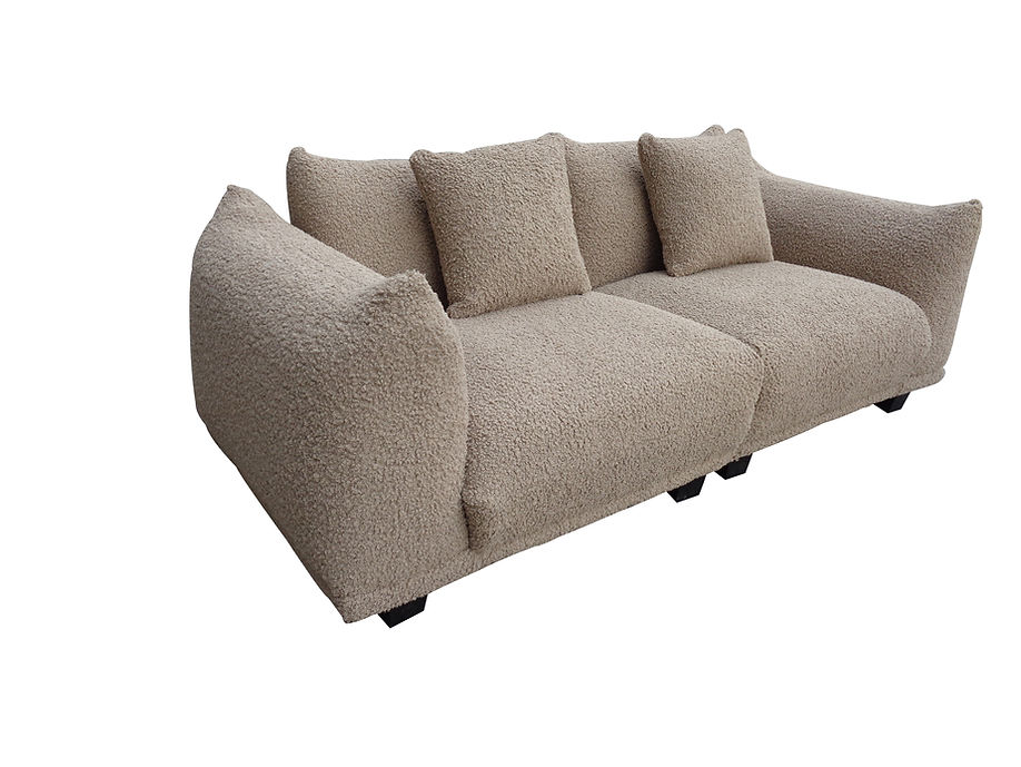 S3131 Homey sofa and oversized chair (Brown)