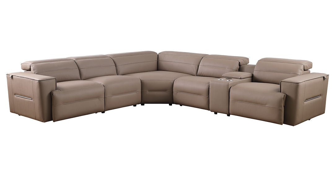 MI-1260 NEXUS (Brown) power reclining sectional