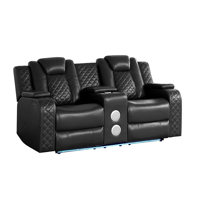 S3480 Eclipse Black power reclining set