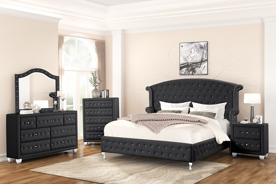 B2029 Olivia (Black) bedroom set
