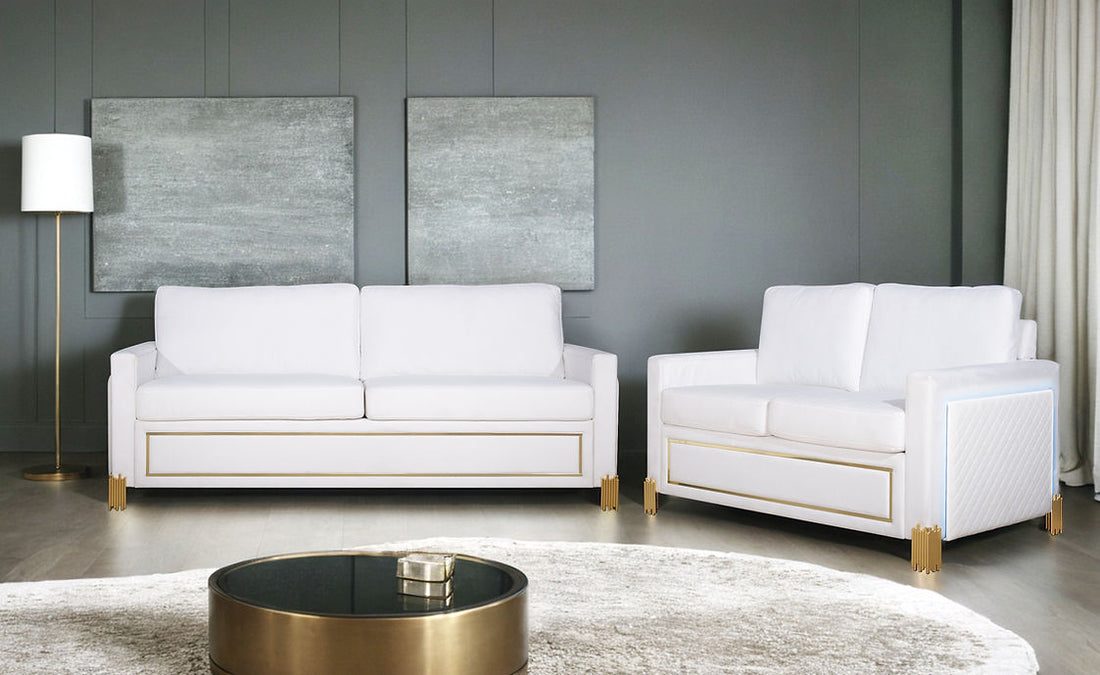 S9060 Glamor Collection sofa and loveseat