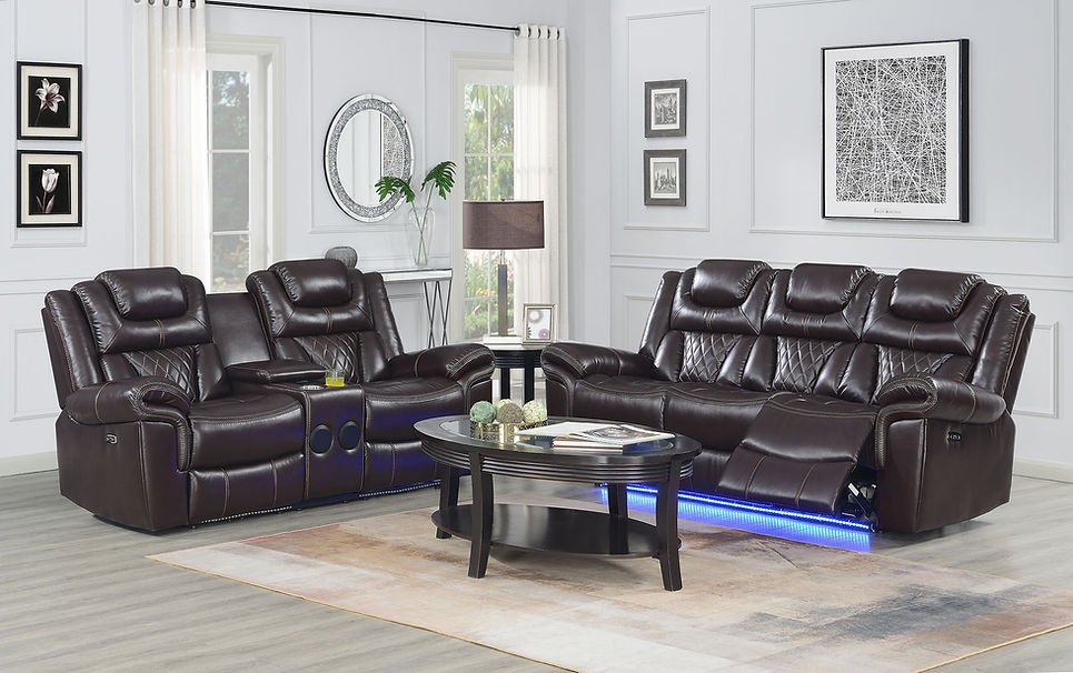 S2020 Party Time Brown reclining set