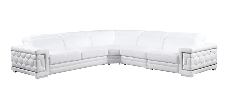 MI-1255 Favo (White) sectional