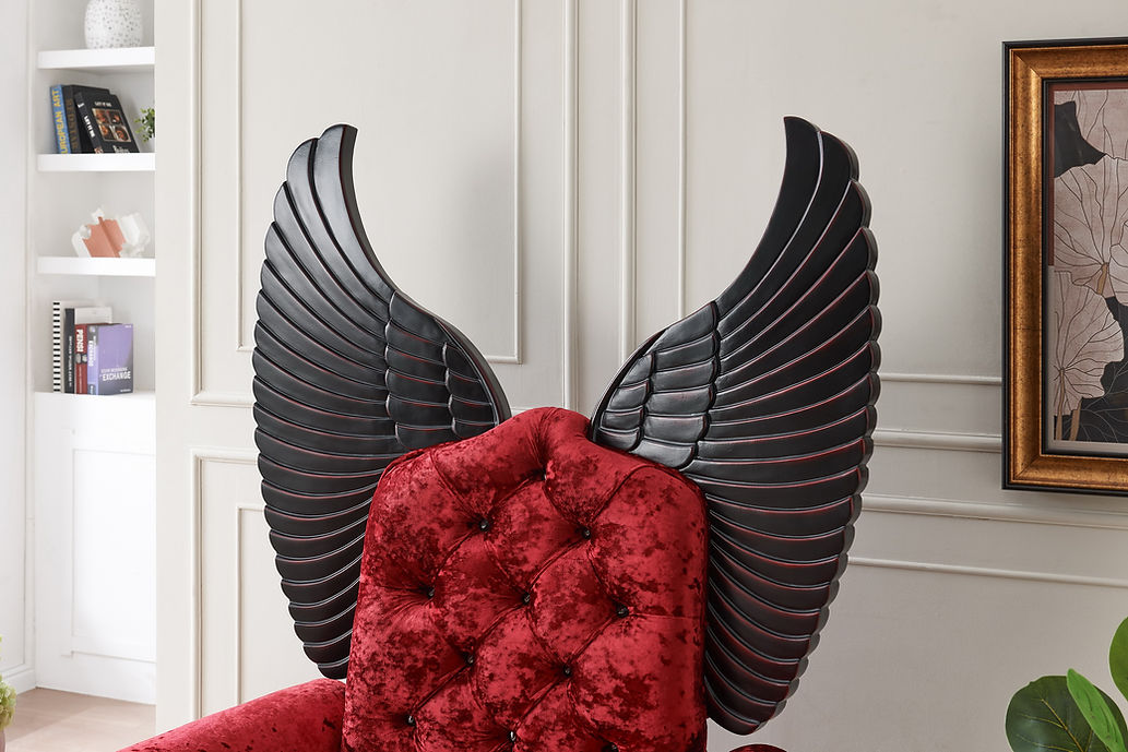 A-CH01 Lucifur 64" Tall (Red) chair