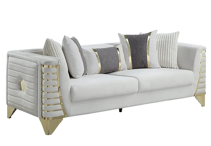 S4010 Donovan (Cream) sofa loveseat