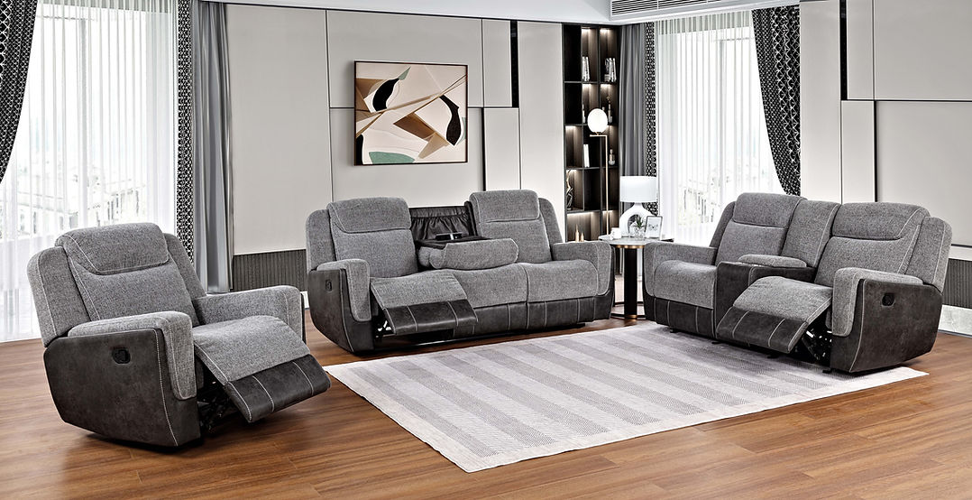 S2025 Innova (Grey) 2pcs reclining set