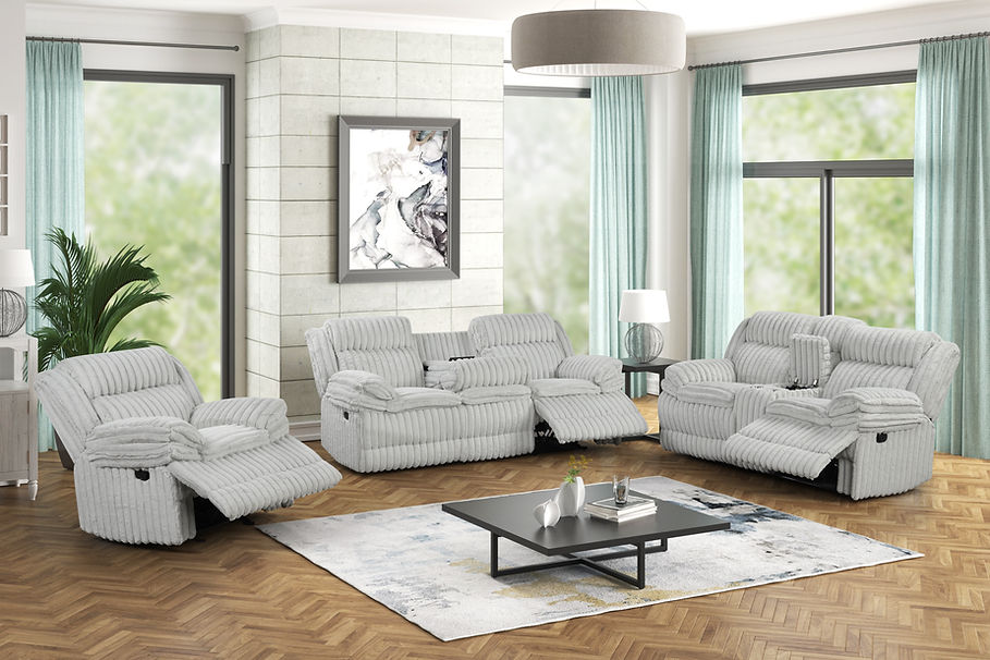 S3939 Melow (Grey) reclining set