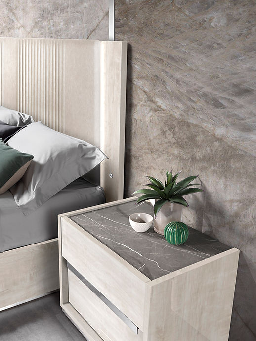 Christine Italian Collection (Beige) bedroom set