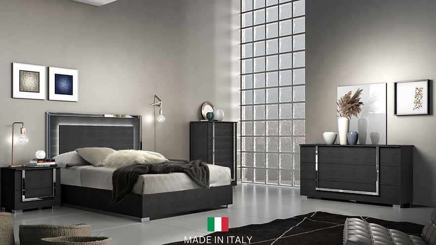 Antonella Italian Bedroom Collection (Black)