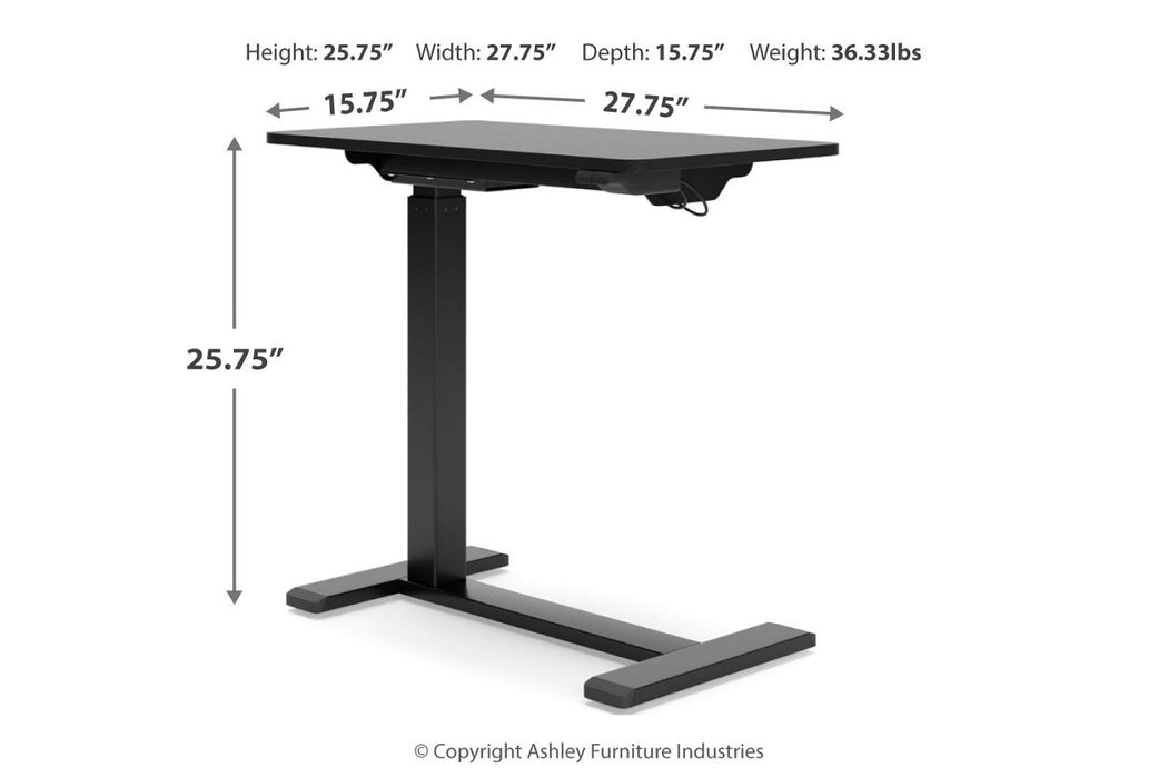 Ashley H400-112 Lynxtyn Adjustable Height Home Office Side Desk