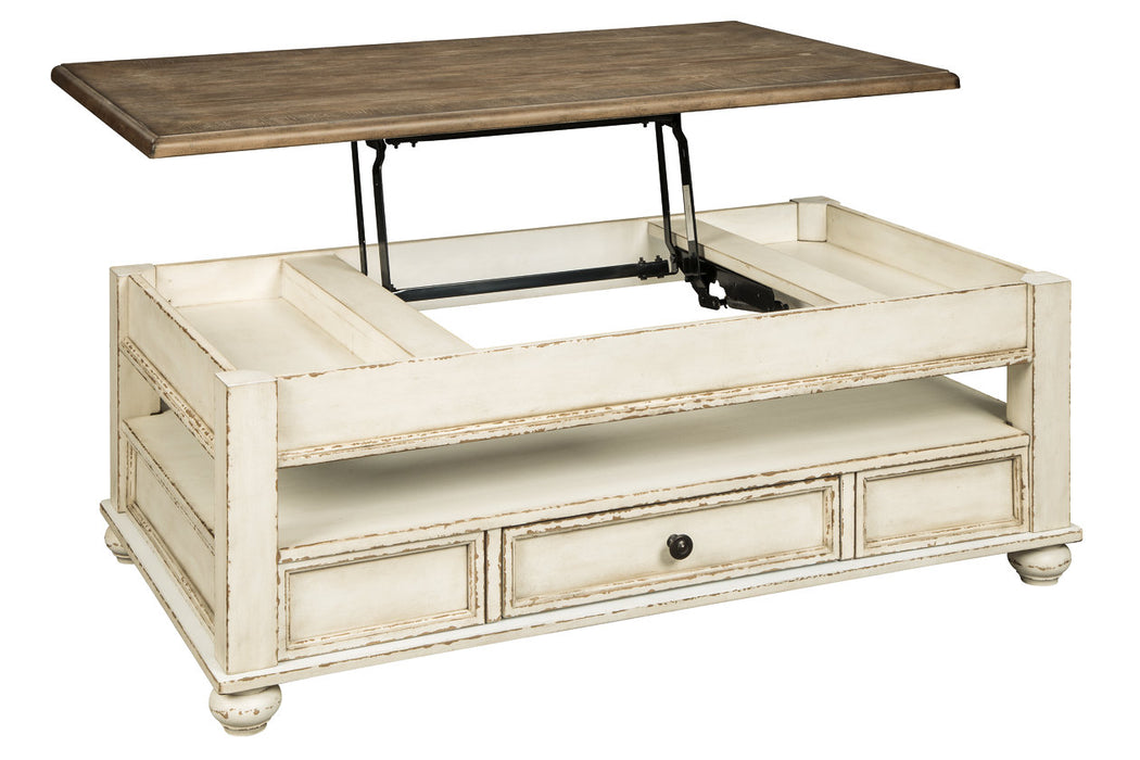 Ashley T523-9 Realyn Coffee Table with Lift Top